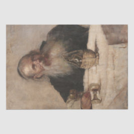 ユダヤ人の男性のワインを飲む(Olga Boznanska) 薄葉紙