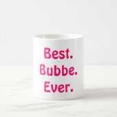 ユダヤ人の祖母のお母さんのためのBubbeの最も最高のなマグの完全なギフト コーヒーマグカップ (中央)