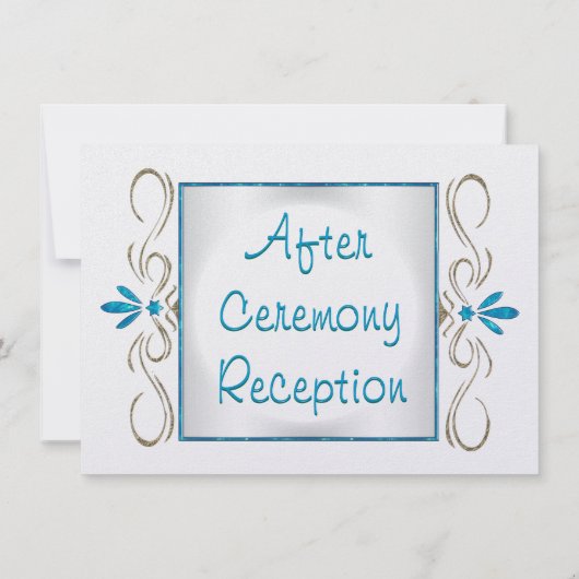 ユダヤ人の結婚式の披露宴を飾るユダヤ教 招待状 (裏面)