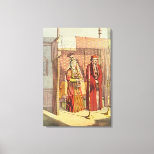 ユダヤ人の結婚，チャールズ・パーソンズによって刻印， 18 キャンバスプリント (正面)