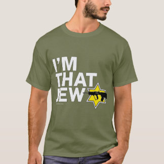 ユダヤ人の自己防衛「ユダヤ人だ Tシャツ