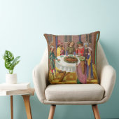 ユダヤ人の過ぎ越しの祝い、15世紀miのファクシミリ クッション (椅子)