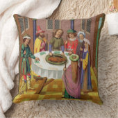 ユダヤ人の過ぎ越しの祝い、15世紀miのファクシミリ クッション (ブランケット)