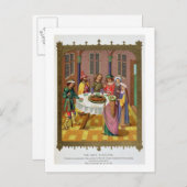 ユダヤ人の過ぎ越し、15世紀のミミの模倣 ポストカード (正面/裏面)