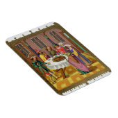 ユダヤ人の過ぎ越し、15世紀のミミの模倣 マグネット (右側)