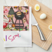 ユダヤ人の食糧台所タオル キッチンタオル (四つ折り)