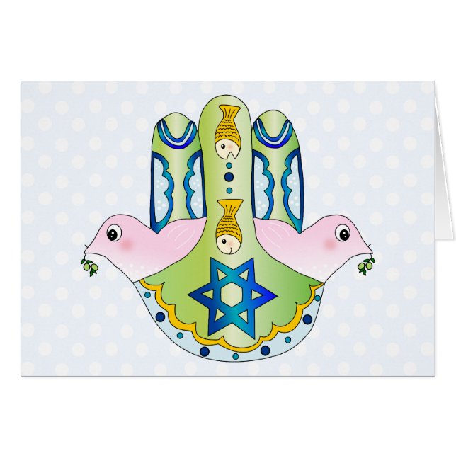 ユダヤ人のHamsa (正面横)