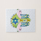 ユダヤ人のHamsa ジグソーパズル (横)
