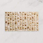 ユダヤ人のMatzohの名刺の~はカスタマイズ! 名刺 (裏面)