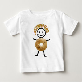 ユダヤ人のTワイシャツ子供-ベーゲルの子供 ベビーTシャツ