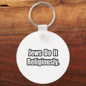 ユダヤ人は宗教的にそうする キーホルダー (正面)