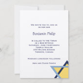 ユダヤ人イエローブルースター招待状 招待状 (正面)