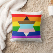 ユダヤ人インクルーシブプライド国旗装飾用クッション クッション (ブランケット)
