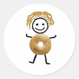 ユダヤ人ギフトステッカー ラウンドシール