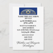 ユダヤ人スターオブデイビッドVIP入場招待状 招待状 (裏面)