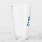 ユダヤ人スターデザイン飲みガラス タンブラーグラス (右)