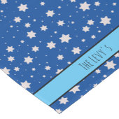 ユダヤ人スターパーソナライズされたテーブルランナー ショートテーブルランナー (コーナー)