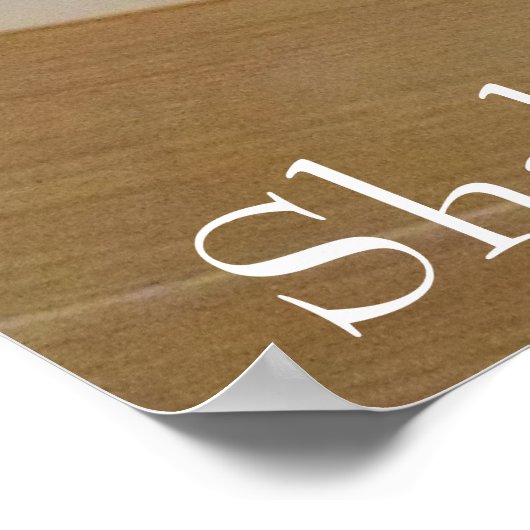 ユダヤ人テディベアのおしゃべりシャバットシャロムを着て ポスター (角)