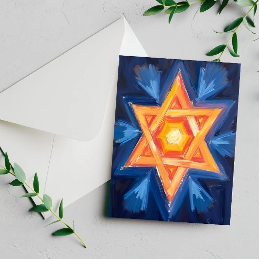 ユダヤ人デビッド・ハヌカーの星 シーズンポストカード