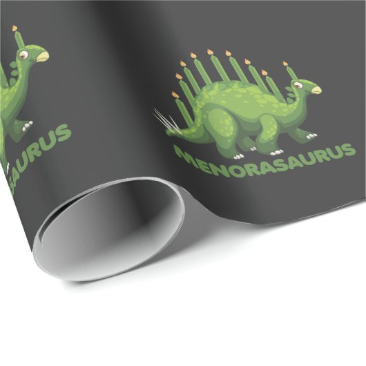 ユダヤ人ハヌカー恐竜(ユダヤ教)メノラーユダヤ人ディノファン ラッピングペーパー (ロールコーナー)