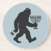 ユダヤ人ビッグフートハヌカーハヌカー(ユダヤ教の祭り)ユーモア笑わされる コースター (正面)