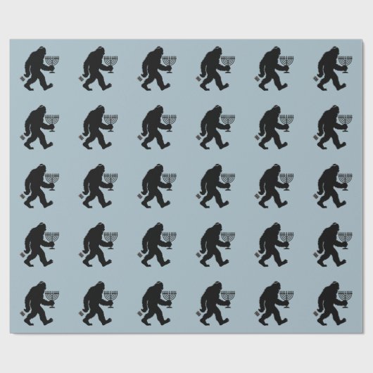 ユダヤ人ビッグフートハヌカーハヌカー(ユダヤ教の祭り)ユーモア笑わされる ラッピングペーパー (フラット)