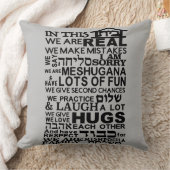 ユダヤ人ホームベイトフリース枕 クッション (ブランケット)