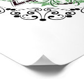 ユダヤ人ホーム賛美ズビルカットハベイト星ダビデ ポスター (角)