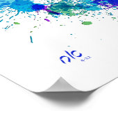 ユダヤ人ホーム賛美ズビルカットハベイト絵を描(ばちゃばちゃ)跳ねる ポスター (角)