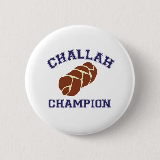 ユダヤ人ボタン女性 缶バッジ (正面)