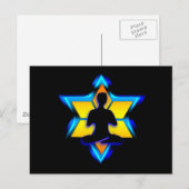 ユダヤ人ヨガ ポストカード (正面/裏面)