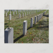 ユダヤ人兵士の墓石の上に置かれた石 ポストカード (正面)