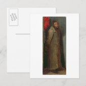 ユダヤ人商人の勉強(油) ポストカード (正面/裏面)