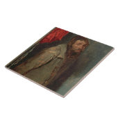 ユダヤ人商人(油船上に)の勉強 タイル (側面)