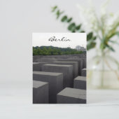 ユダヤ人大量虐殺ベルリン記念碑 ポストカード (スタンド正面)