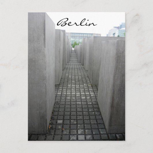 ユダヤ人大量虐殺記念碑 ポストカード (正面)