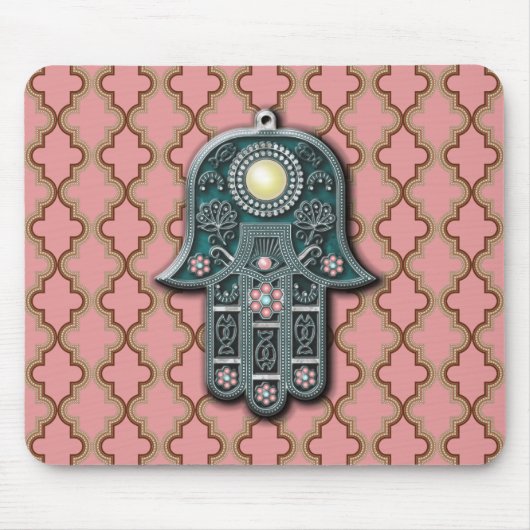 ユダヤ人手箔ペンダントベルバージュエリー部芸術 マウスパッド (正面)