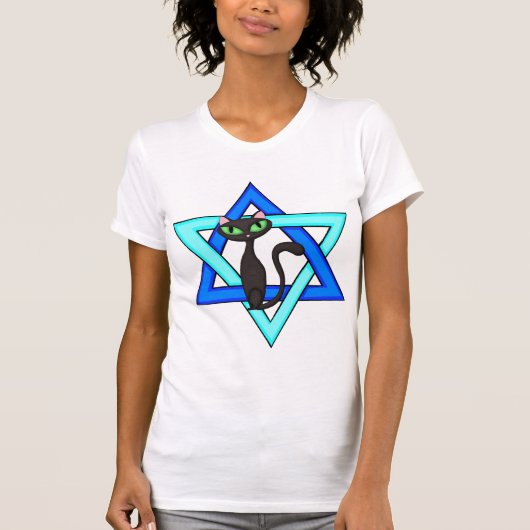 ユダヤ人猫の星 Tシャツ (正面)