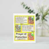 ユダヤ人祈りの言葉エルサレム保護都市 ポストカード (スタンド正面)