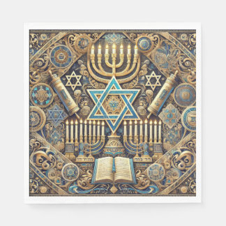ユダヤ人紙ナプキン スタンダードランチョンナプキン