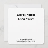 ユダヤ人結婚のヨゼフ・イスラエル人 – 1903年頃 カード (裏面)