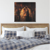 ユダヤ人結婚のヨゼフ・イスラエル人 – 1903年頃 キャンバスプリント (インサイチュ (寝室))