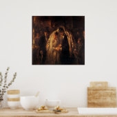 ユダヤ人結婚のヨゼフ・イスラエル人 – 1903年頃 ポスター (キッチン)