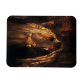 ユダヤ人結婚のヨゼフ・イスラエル人 – 1903年頃 マグネット (横)