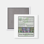 ユダヤ人結婚の七つの恵みズツリー マグネット (正面/裏面)