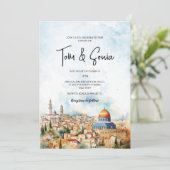 ユダヤ人結婚エルサレムの目的地 招待状 (スタンド正面)