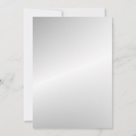 ユダヤ人結婚式金属青いダビデの星 招待状 (裏面)