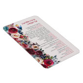 ユダヤ人賛美の食後の食事、ヘブライ語のアル・ハミシア マグネット (右側)