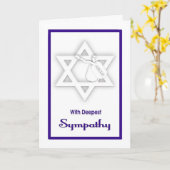 ユダヤ人軍隊の同情カード カード (黄色い花)