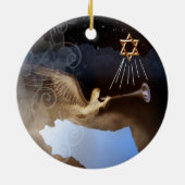 ユダヤ人顕著な勝利の装飾 セラミックオーナメント (裏面)